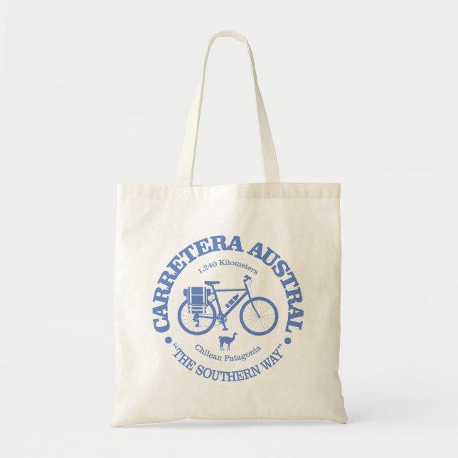 Carretera Austral (cycling) Tote Bag (Front)