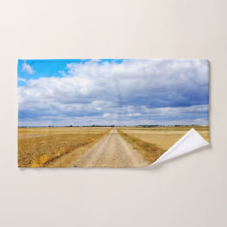 Carretera Boadilla del Camino - Itero de la Vega Hand Towel