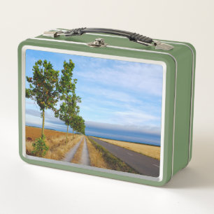 Carretera Hacia Reliegos Metal Lunch Box