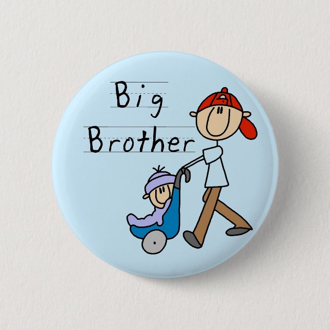 Carriage Big Brother Tshirts and Gifts 2 Inch Round Button (Front)
