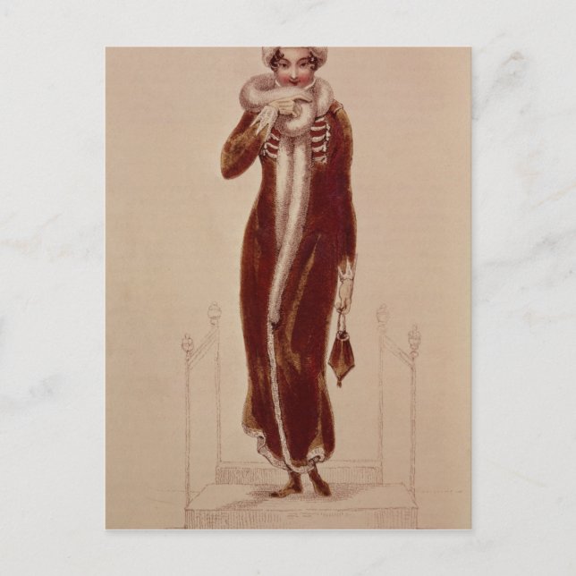 Carriage costume, Ackermann print, 1811 Postcard (Front)