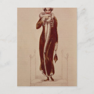 Carriage costume, Ackermann print, 1811 Postcard