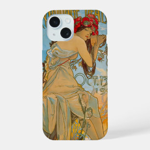 Carriage Dealers by Alphonse Mucha (1902)  iPhone 15 Case