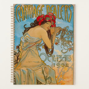 Carriage Dealers by Alphonse Mucha (1902) Noteboo Planner