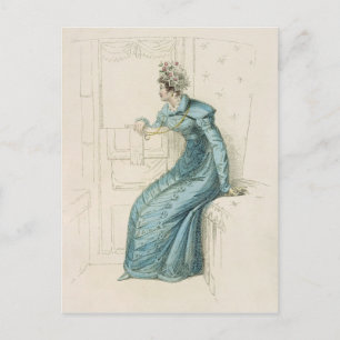Carriage dress, fashion plate from Ackermann's Rep Postcard