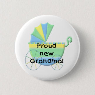 Carriage Proud New Grandma 2 Inch Round Button