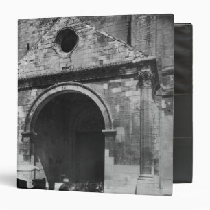 Carriage Waiting before porch of cathedral Binder