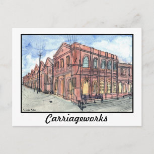 Carriageworks Building Postcard