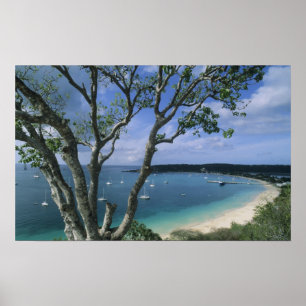 Carribean, Anguilla Island, Road Bay Harbor. Poster