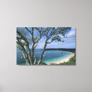 Carribean, Anguilla Island, Road Bay Harbour. Canvas Print
