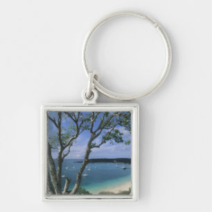 Carribean, Anguilla Island, Road Bay Harbour. Keychain