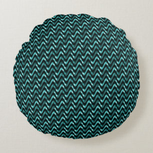 Carribean Waves..... Round Pillow