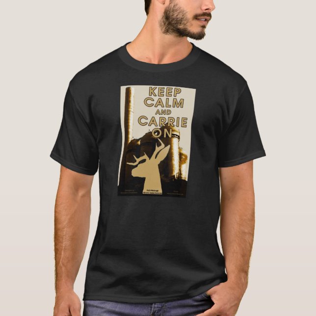 Carrie Deer & Carrie Furnaces Men's T-Shirt (Front)