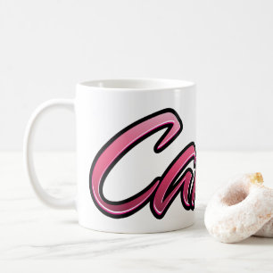 Carrie faded pink cup tea cup coffee cup