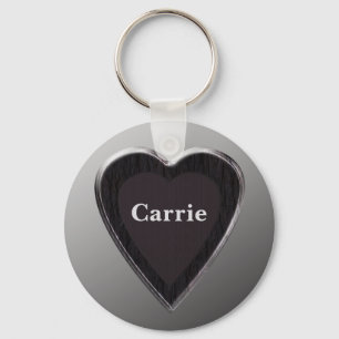 Carrie Heart Keychain