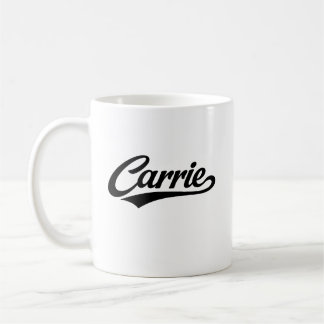 Carrie name first last family gifts coffee mug