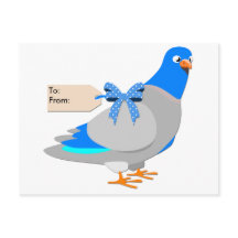 Carrier Pigeon / Give them the Bird postcard