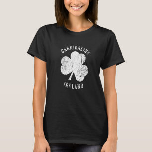Carrigaline Cork Ireland Vintage Shamrock Distress T-Shirt