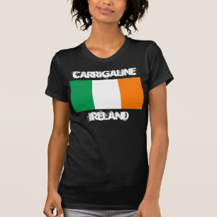 Carrigaline, Ireland with Irish flag T-Shirt