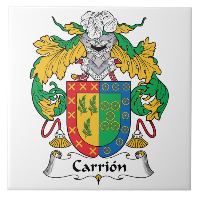Carrion Family Crest Tile (Front)