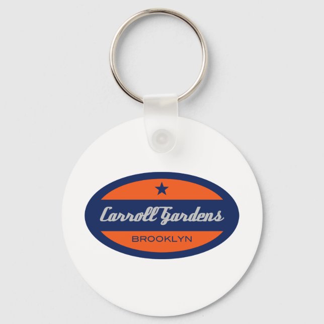 Carroll Gardens Keychain (Front)
