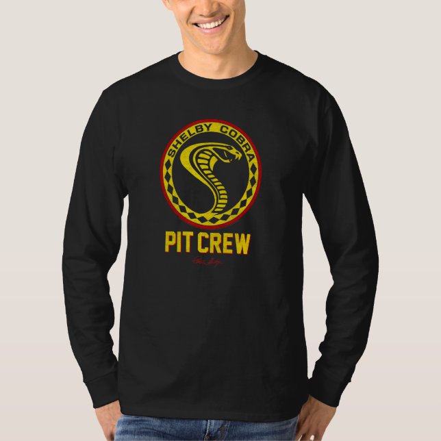 Carroll Shelby Vintage Pit Crew Badge T-Shirt (Front)