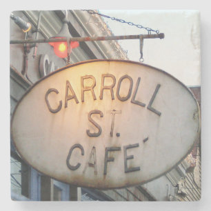 Carroll St Cafe Cabbagetown, Carroll St Cafe  Stone Coaster
