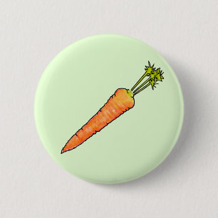 Carrot 2 Inch Round Button