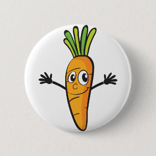 carrot 2 inch round button