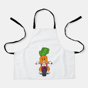 Carrot as Biker with Motorcycle.PNG Apron