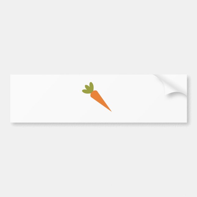Carrot Bumper Sticker (Front)