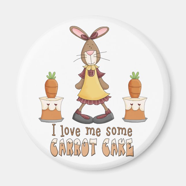Carrot Cake Love Magnet (Front)