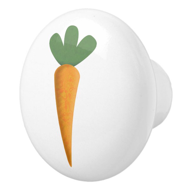 Carrot Ceramic Knob (Right)