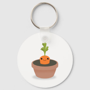 Carrot Character Keychain