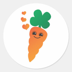 Carrot Classic Round Sticker