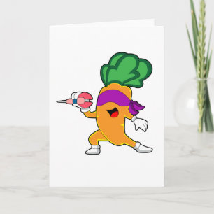 Carrot Darts Dart Card