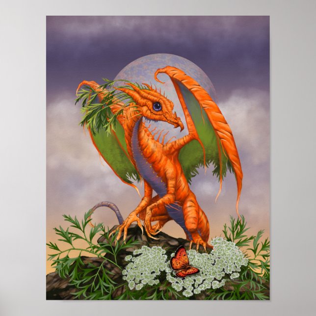 Carrot Dragon 11x14 (4x6 and up) Poster (Front)