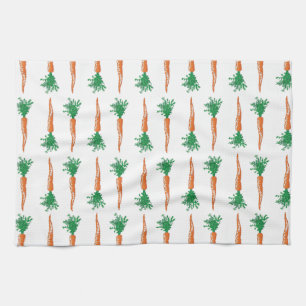 Carrot Easter design Kitchen Towel