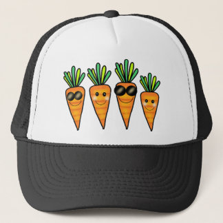 carrot family art trucker hat