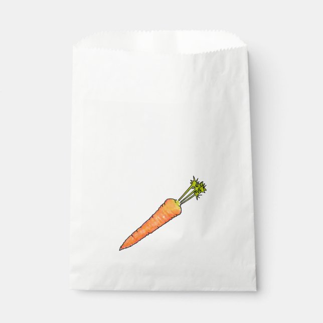Carrot Favour Bag (Front)