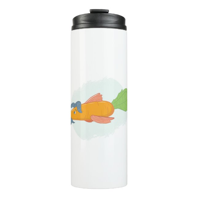 Carrot Fish Thermal Tumbler (Front)