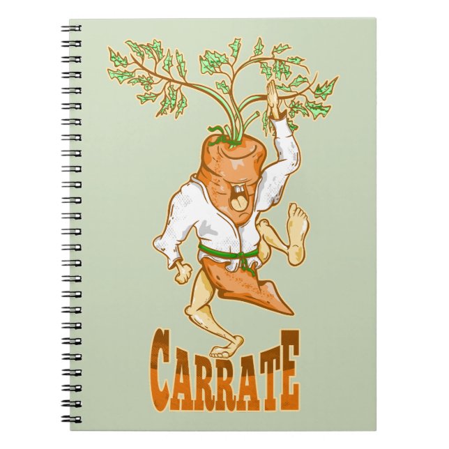 Carrot Karate CARRATE Notebook (Front)