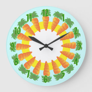 Carrot Kitchen Wall Clock