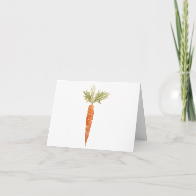 Carrot Note Card (Front)
