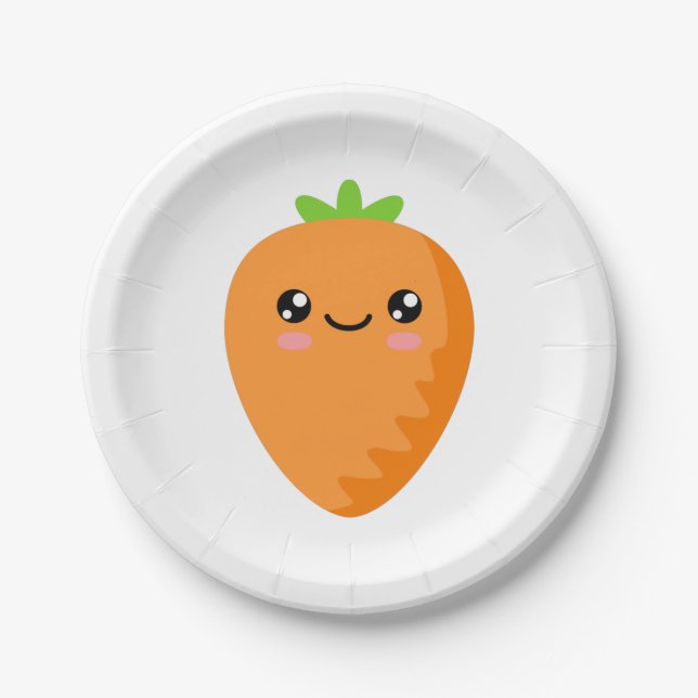 Carrot Paper Plate (Front)
