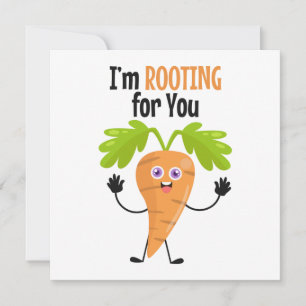 Carrot Pun Support Card