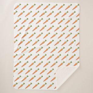 Carrot Sherpa Blanket