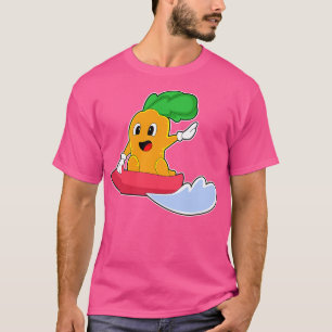 Carrot Snowboard Winter Sports  T-Shirt