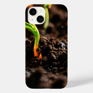 Carrot Sprout – Garden Growth Close-Up Case-Mate iPhone 14 Case