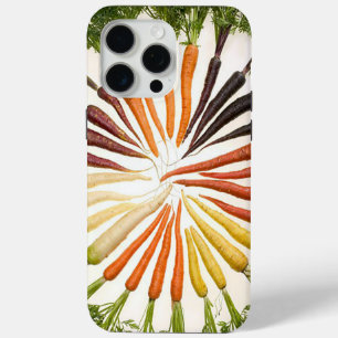 Carrot Vegetables Colourful Rainbow Pattern Garden iPhone 15 Pro Max Case
